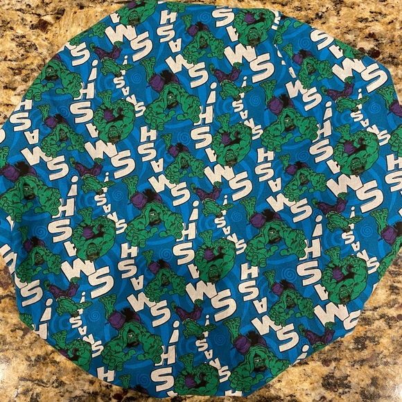 Hulk Avengers Bouffant Scrub Hat - Picture 1 of 3